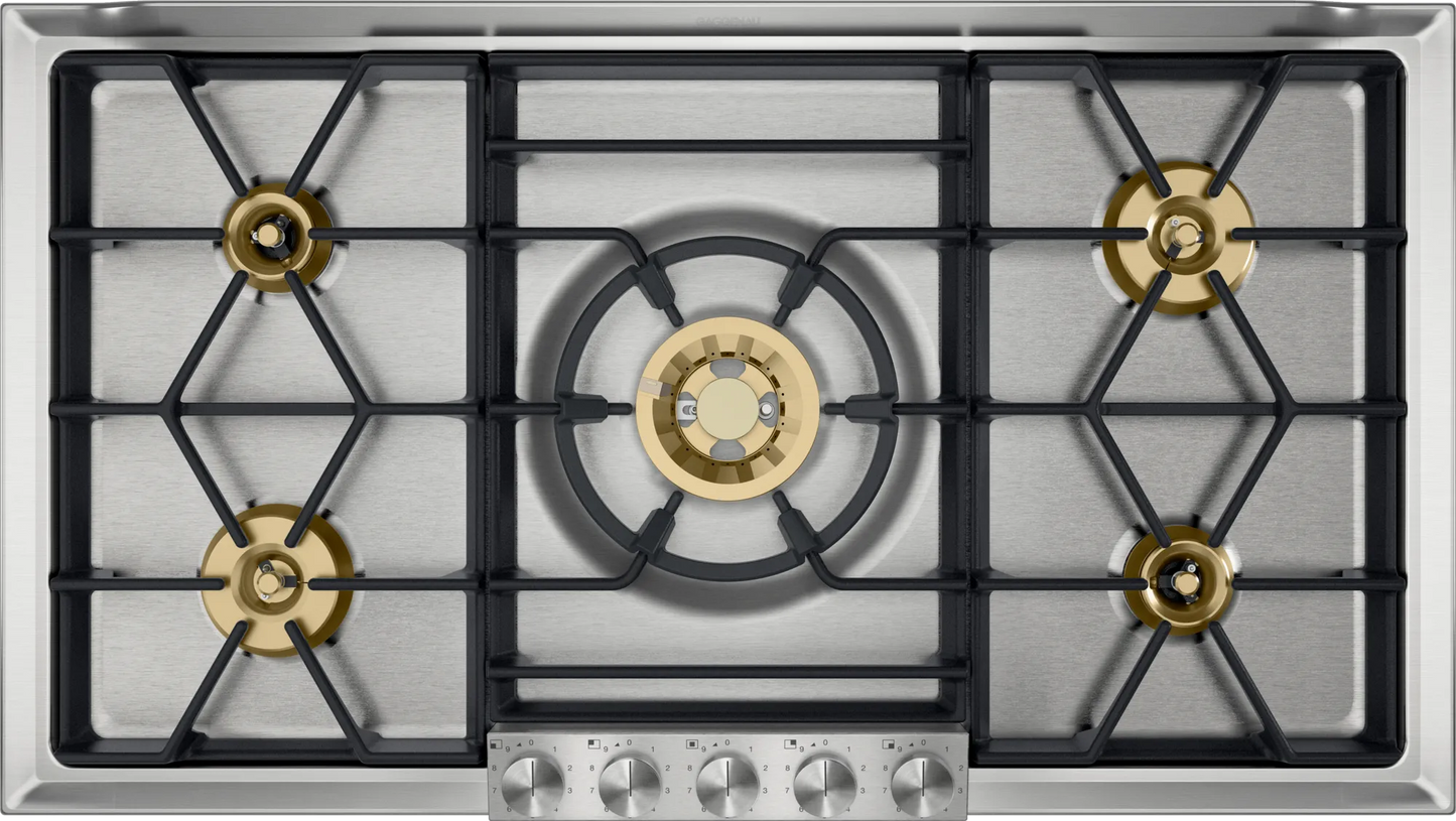 Parrilla de gas natural 36" 5 zonas 200 series