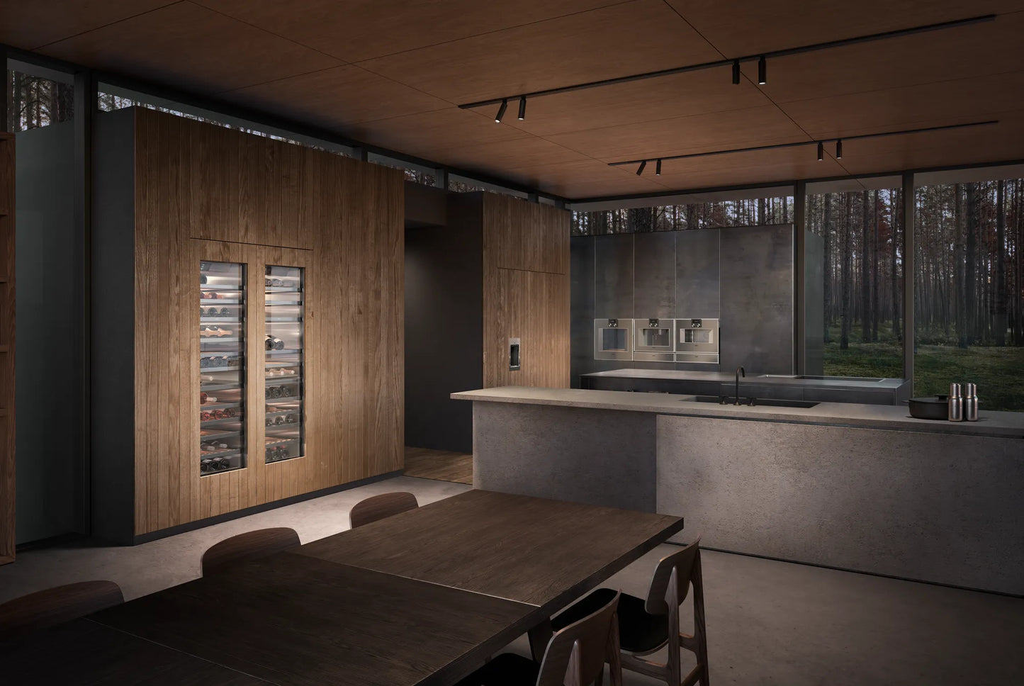 Horno combinado 24" 400 series Stainless steel, rh