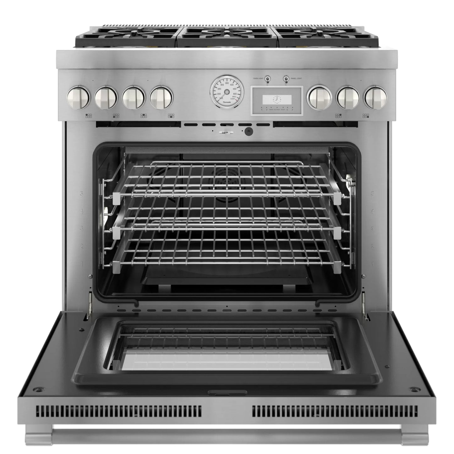 Estufa 36" Pro Grand® 6 zonas Stainless Steel