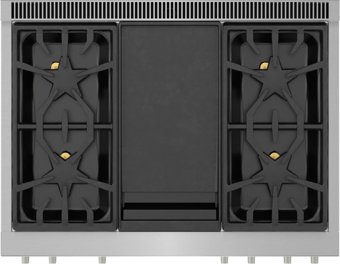 Estufa 36" Pro Harmony® 4 zonas Stainless Steel