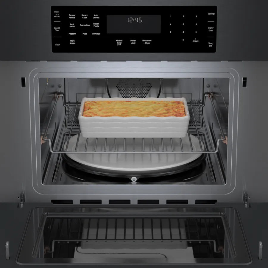 Microondas combinado 30" 800 Series Black stainless steel
