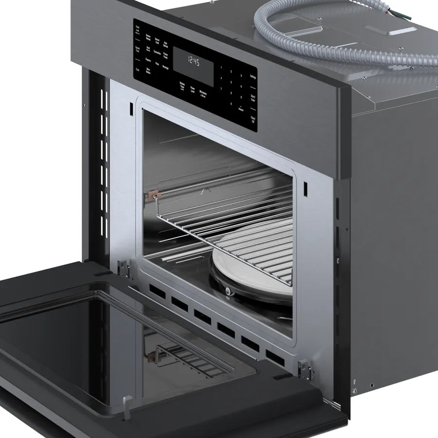 800 Series Speed Oven 30'' Black stainless steel