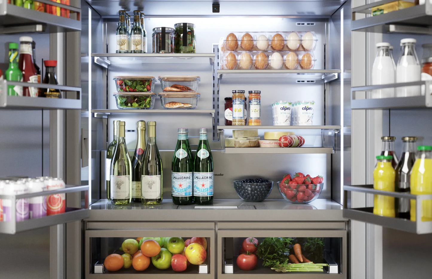 Refrigerador Combinado Freedom® Stainless Steel