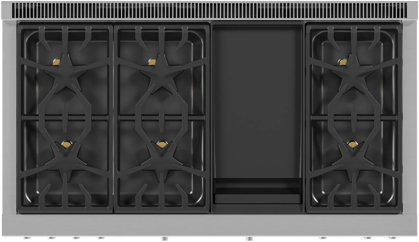 Estufa combinada 48" Pro Harmony® 6 zonas