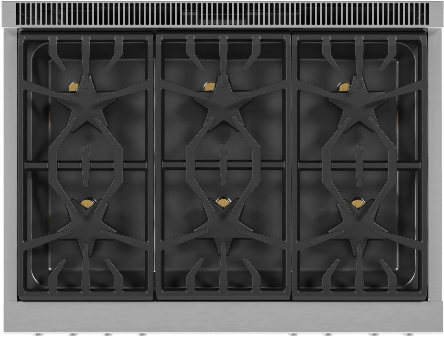 Estufa 36" Pro Harmony® 6 zonas Stainless Steel