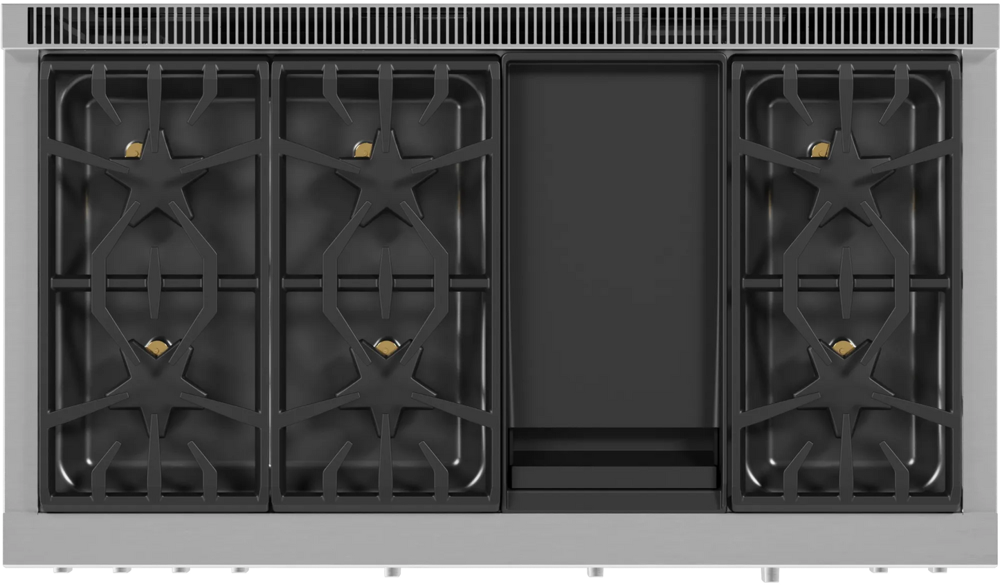 Estufa combinada 48" Pro Harmony® 6 zonas