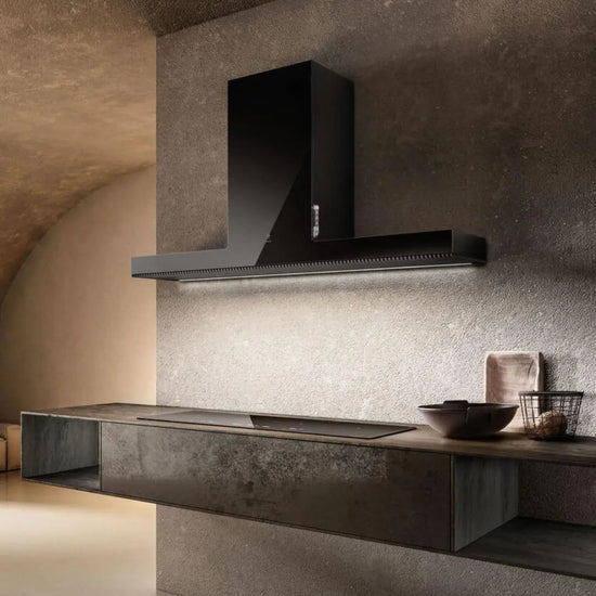 Haiku Bl wall hood 90cm