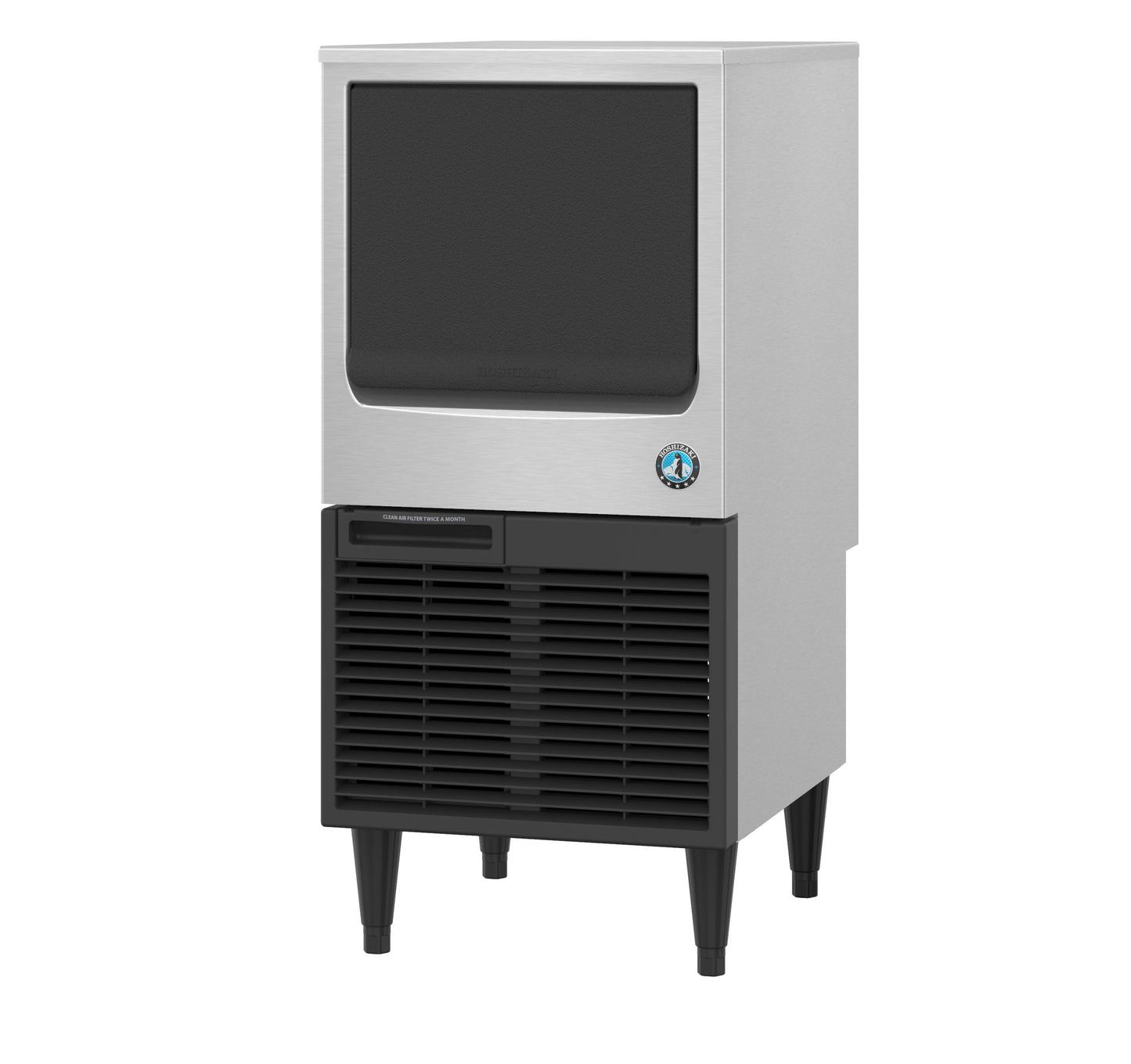 Maquina de hielo compartimento de almacenamiento integrado, refrigerado por aire