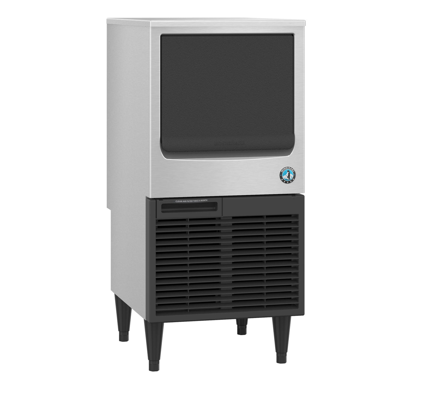 Maquina de hielo compartimento de almacenamiento integrado, refrigerado por aire