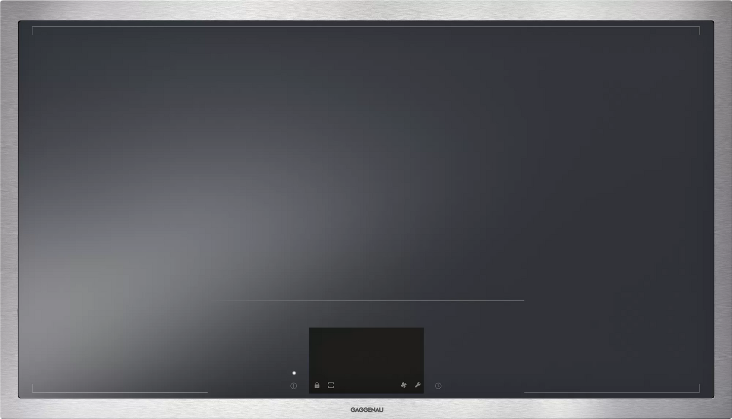 Parrilla de Inducción 36" Vario 400 Series Gray Glass full-surface