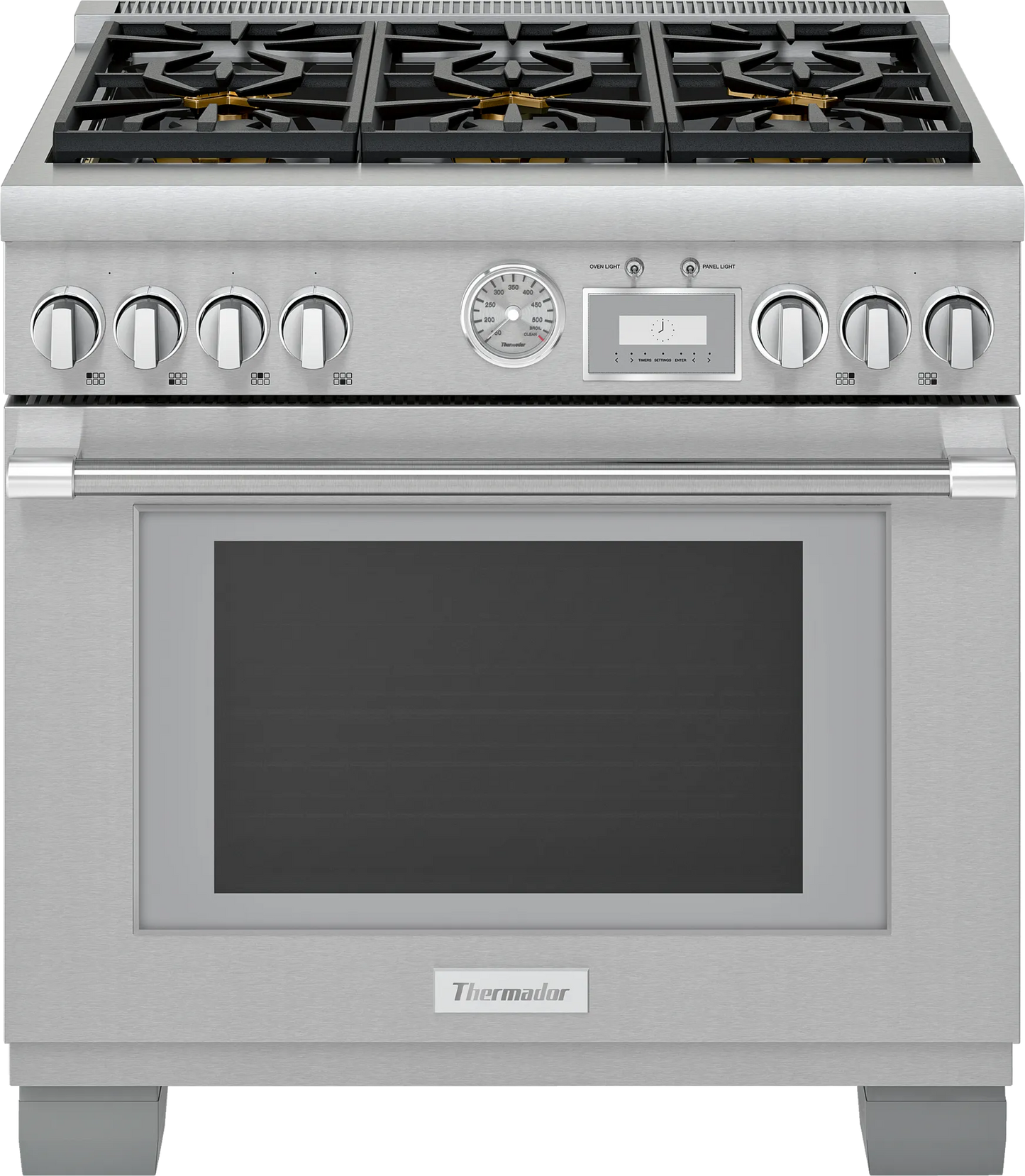 Estufa 36" Pro Grand® 6 zonas Stainless Steel