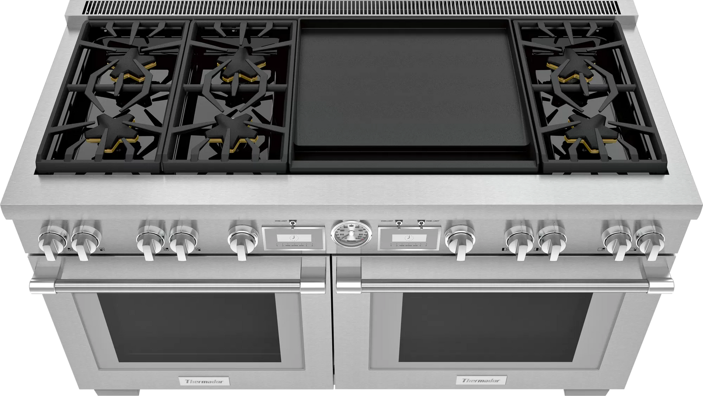 Estufa combinada 60" Pro Grand® 6 zonas