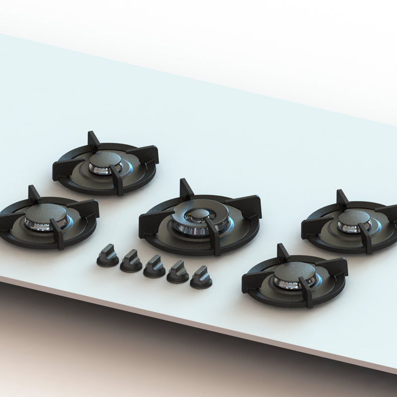 Parrilla de gas ELBRUS 5 zonas TOP SIDE