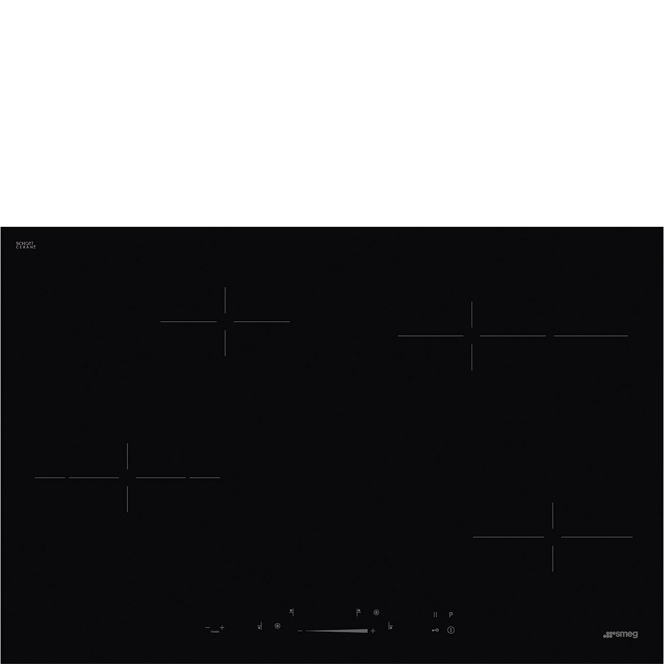 Electric Grill 80cm Ceramic Glass