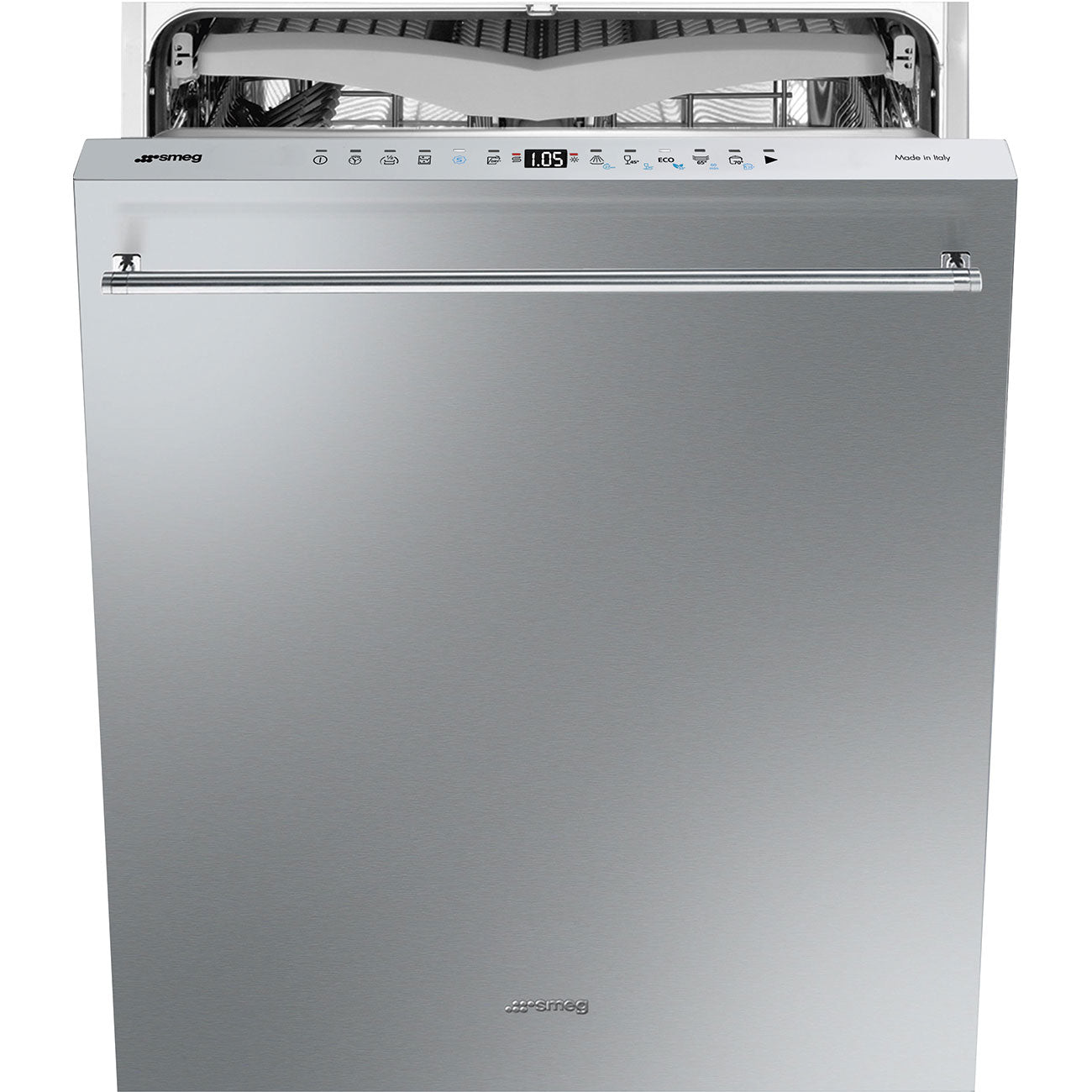 Built-in steel dishwasher 60x86cm