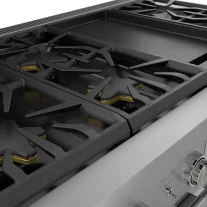 Estufa combinada 48" Pro Harmony® 6 zonas