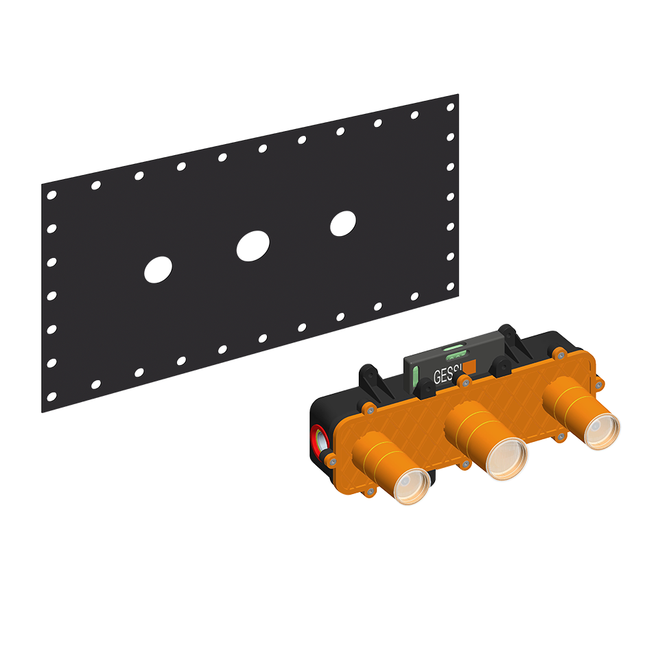 Griferia - Inciso Wall Version Two-Handle