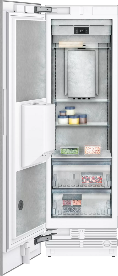 Congelador 24" Panelable 400 series con ice maker y agua LHR