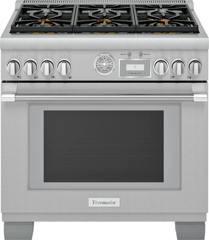 Estufa 36" Pro Grand® 6 zonas Stainless Steel