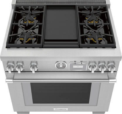 Estufa 36" Pro Grand® 4 zonas Stainless Steel