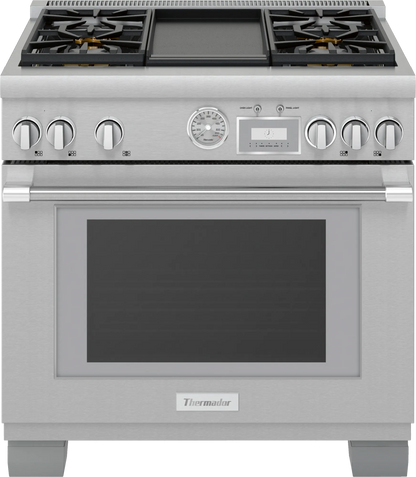 Estufa 36" Pro Grand® 4 zonas Stainless Steel