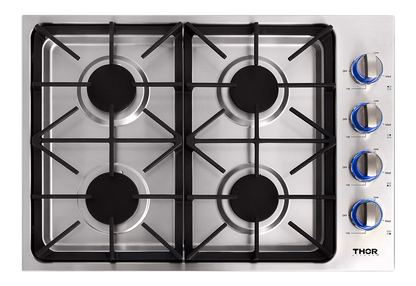 Parrilla de gas 30" Professional Drop-In 4 zonas