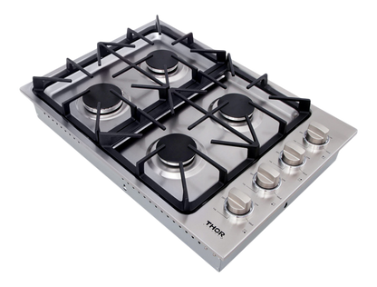 Parrilla de gas 30" Professional Drop-In 4 zonas