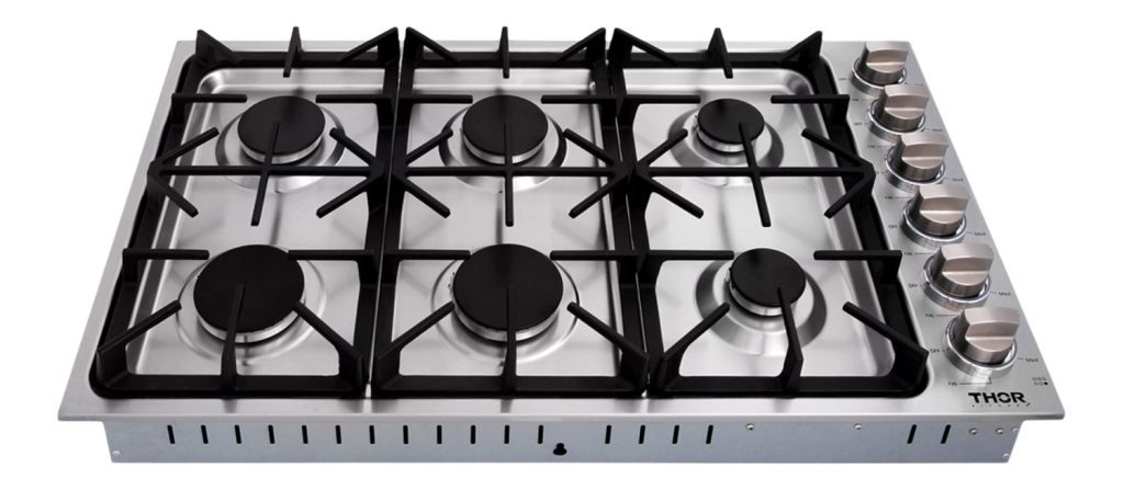 Parrilla de gas 36"  Professional Drop-In 6 zonas