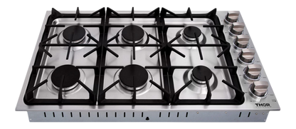 Parrilla de gas 36"  Professional Drop-In 6 zonas