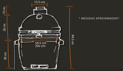 Asador Blackcharro Kamado